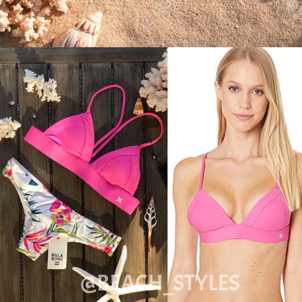 🌴🔆HURLEY- BILLABONG QUICK DRY ISKAND HOP BIKINI - Picture 1 of 12